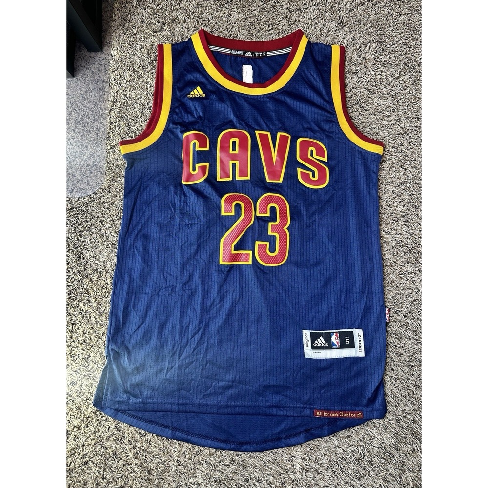 Adidas Swingman Lebron James Cleveland Cavaliers #23 Jersey Size Small